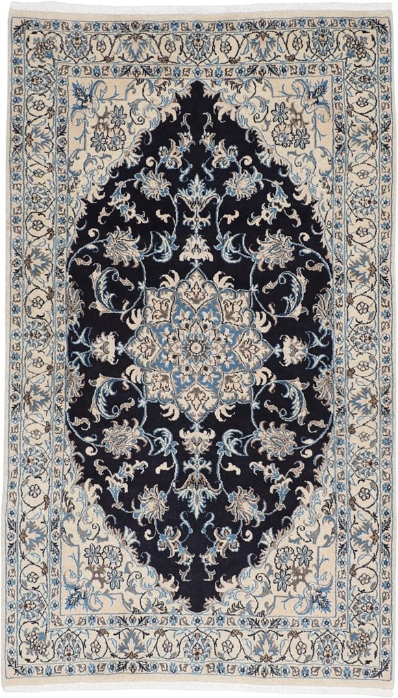 Nain Tappeto 210x120 (Iran) Annodato A Mano