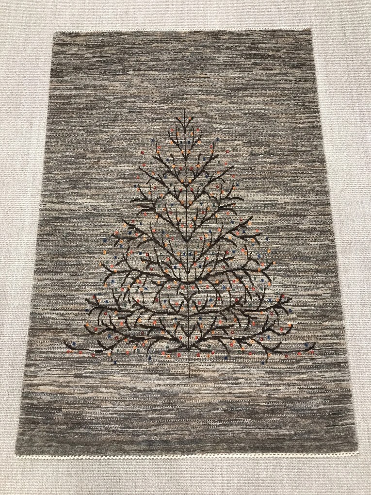 Loribaft Tappeto 100x150 Marrone (Iran) Annodato A Mano
