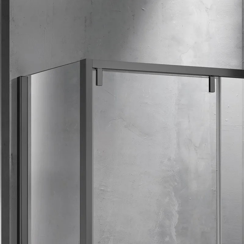 Box doccia 70x150 telaio colore gun metal vetro 8mm | KSA5000GM - KAMALU