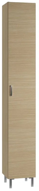 Colonna per mobile bagno Lima 1 anta reversibile P34 x L30 x H195.5 cm rovere naturale