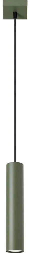 Sollux SL.1484 - Lampadario a sospensione con filo LAGOS 1xGU10/10W/230V verde