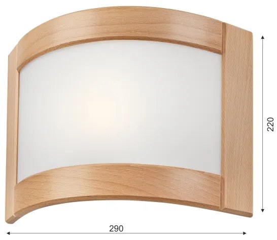 Lampada da parete ELODIE 1xE27/60W/230V