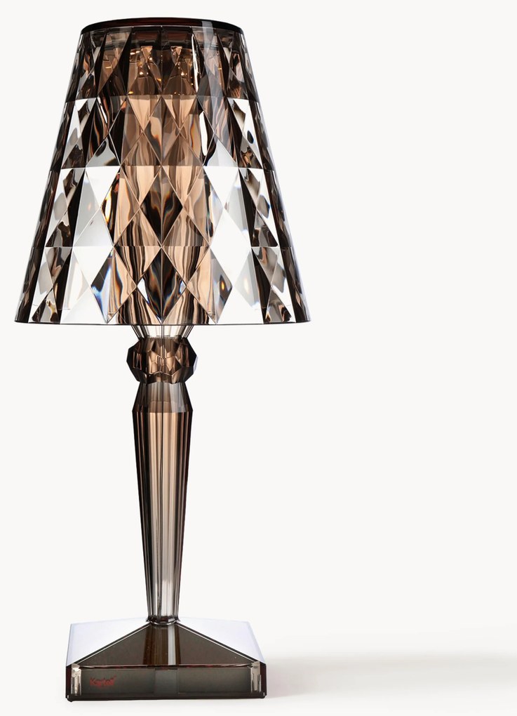 Lampada da tavolo portatile a LED con luce regolabile Big Battery, alt. 37 cm