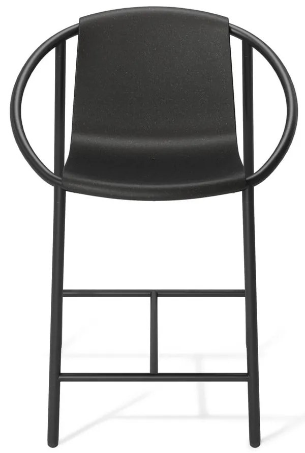 Sgabello da bar in plastica nera 90 cm Ringo - Umbra