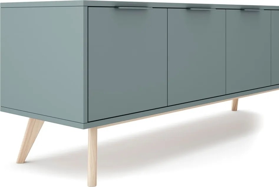 Mobile TV verde polveroso 140x53x40 cm Pisco – Marckeric