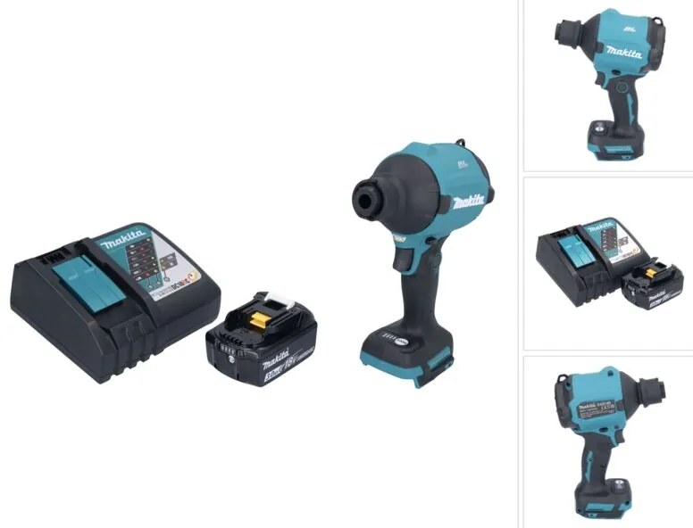 Soffiatore a batteria Makita DAS180RF1 18V Brushless + 1x batteria 3.0Ah + caricatore