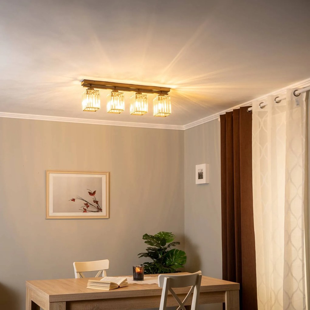 Avonni Plafoniera AV-1795-4Y-BSY a 4 luci, nero
