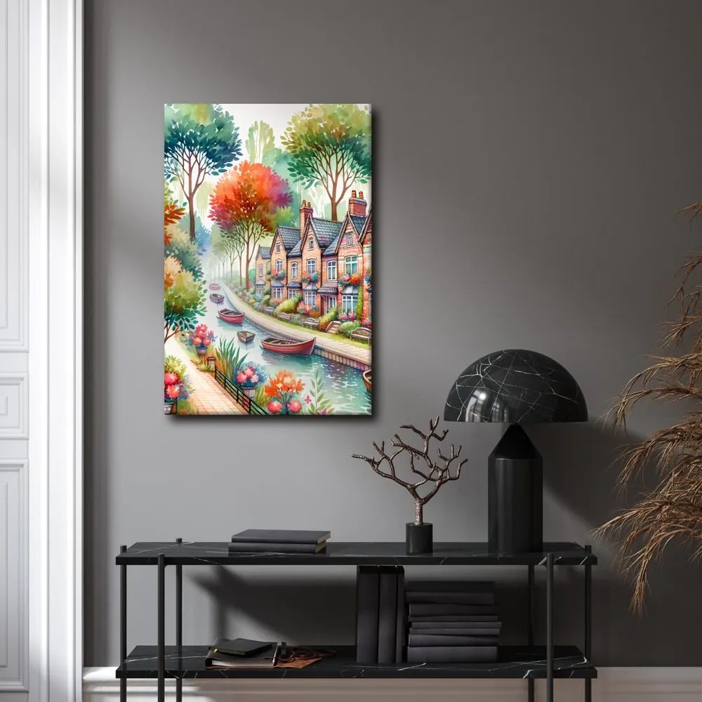 Quadro su tela – Quartiere romantico