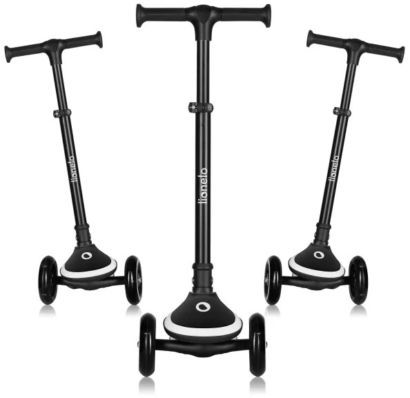 Lionelo - Monopattino per bambini MEY 3xAAA Nero Onice