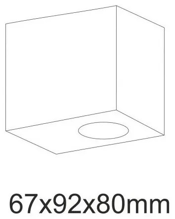 Luce Spot a parete da esterno BOSTON 1xGU10/35W/230V IP44