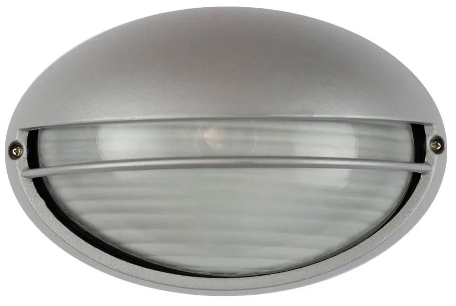 Plafoniera E27 IP54 Grigia 214x142mm mod. Palpebra Colore Grigio