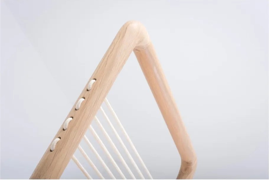 Libreria in legno massiccio di rovere, altezza 216 cm Muse - Gazzda