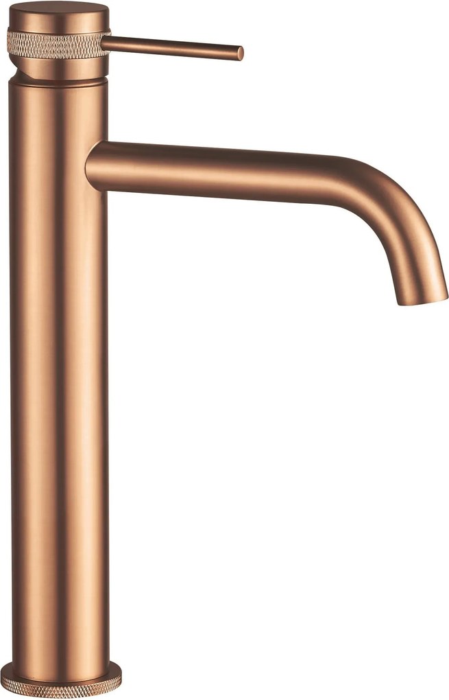 Rubinetto da lavabo Rea Lungo Grip Brush Copper high