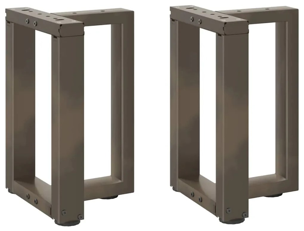 Gambe Tavolino Caffè A T 2 Pz Naturale 38x25x(42-43) Cm Acciaio /