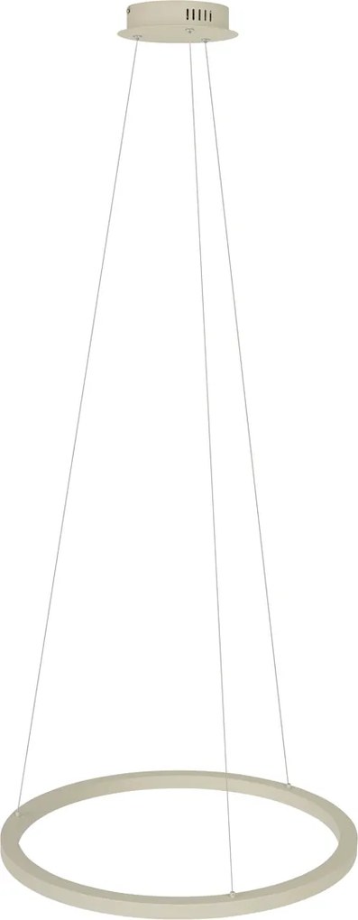 Lampada a Sospensione di Design Beige 60cm incl. LED Dimmerabile a 3 Livelli - Girello