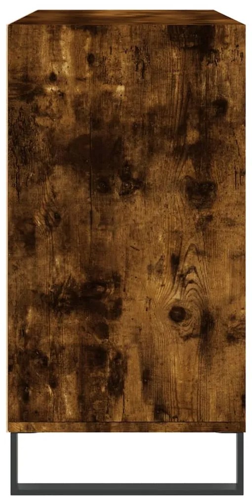 Credenza rovere fumo 103,5x35x70 cm in legno multistrato