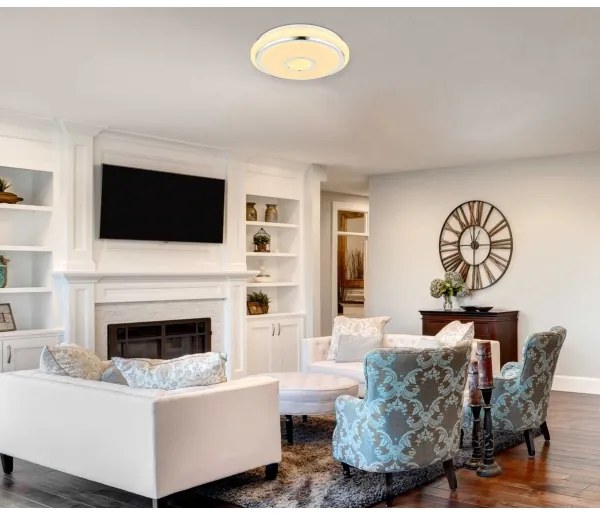 GLOBO 48389-40 - Plafoniera LED con telecomando DANI LED/40W/230V