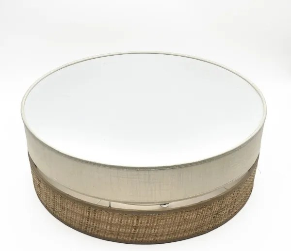 Plafoniera LED SIRJA BOHO LED/36W/230V Ø 45 cm beige/crema