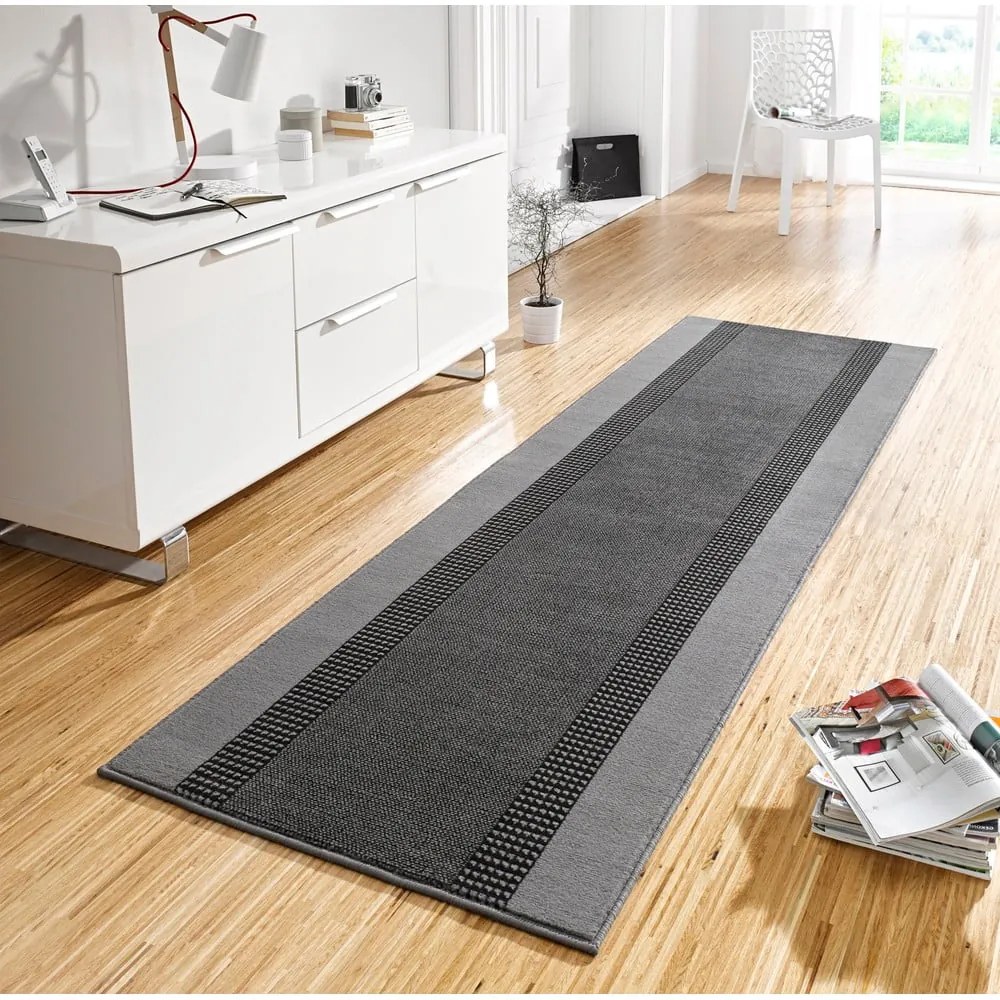 Runner grigio , 80 x 200 cm Basic - Hanse Home