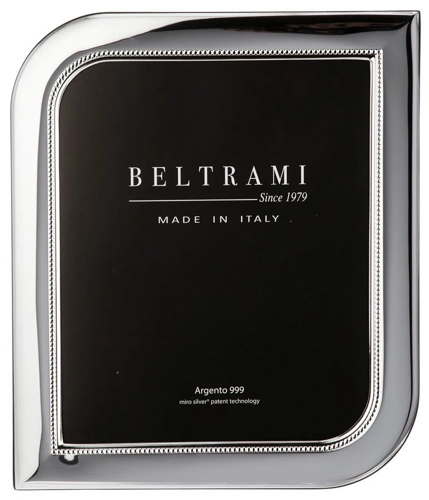 Portafoto foglia foto 20x25 cm Beltrami con argento Miro Silver