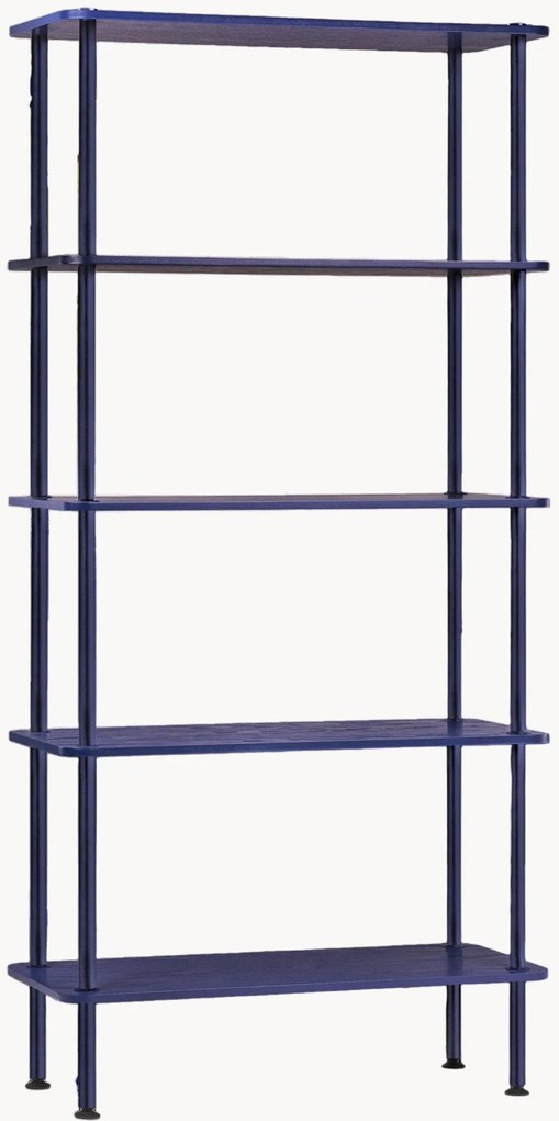 Scaffale in metallo con ripiani in legno Teidi