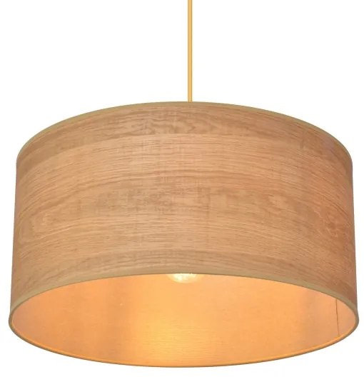 Lampadario a sospensione con filo ALBA 1xE27/15W/230V diametro 40 cm marrone