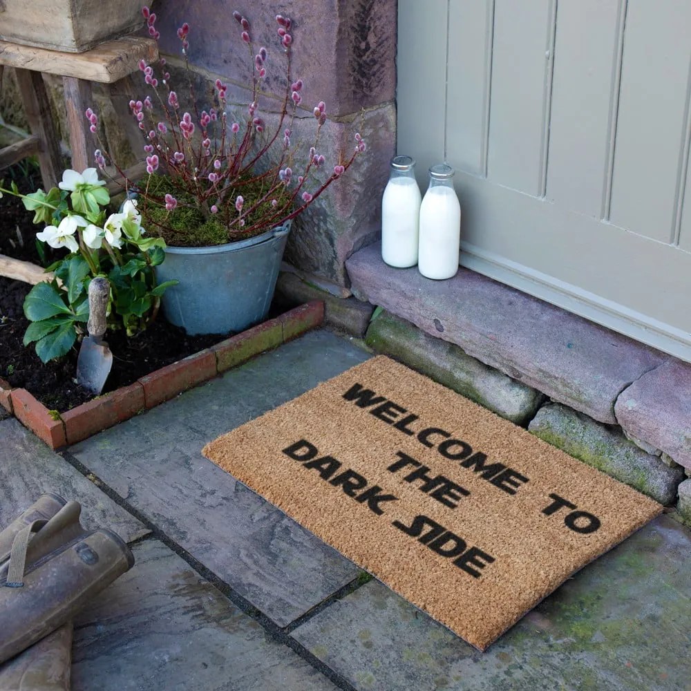 Zerbino in cocco 40x60 cm Welcome to the Darkside - Artsy Doormats