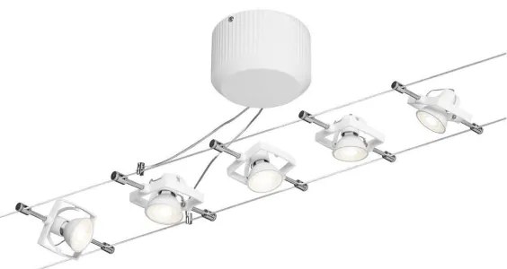 Paulmann 94149 - Set 5xGU5,3/10W faretti per sistema a cavo TECH 230V