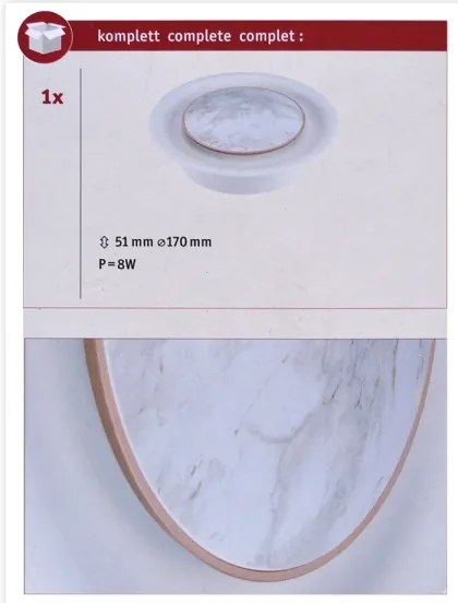 Paulmann 79700 - LED/6,5W Applique TIRIL 230V