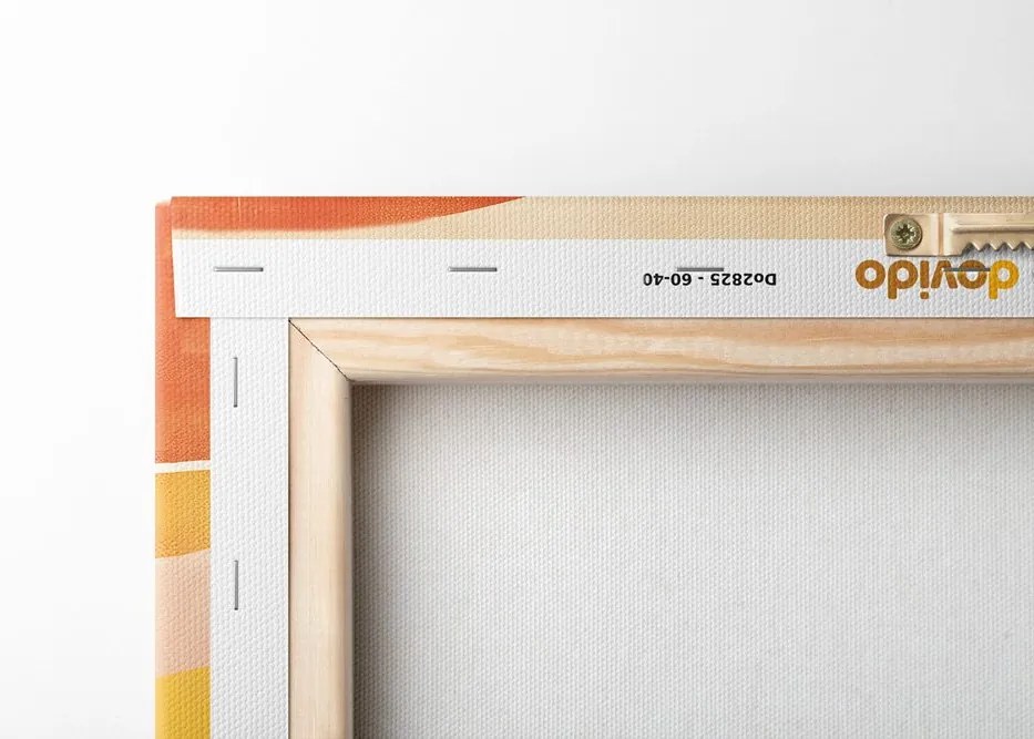 Stampa su tela – Arcobaleno Peach Fuzz