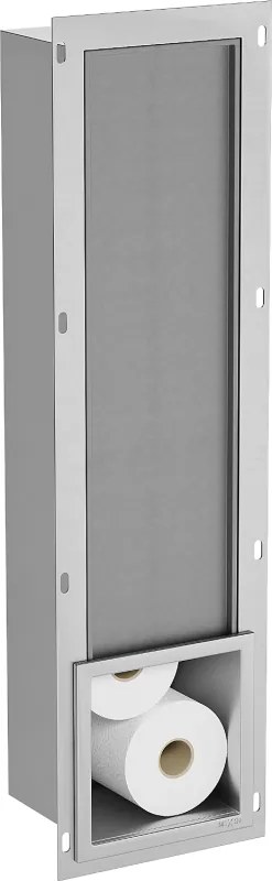 Mexen X-Wall-B portarotolo per carta igienica, inox - 1915