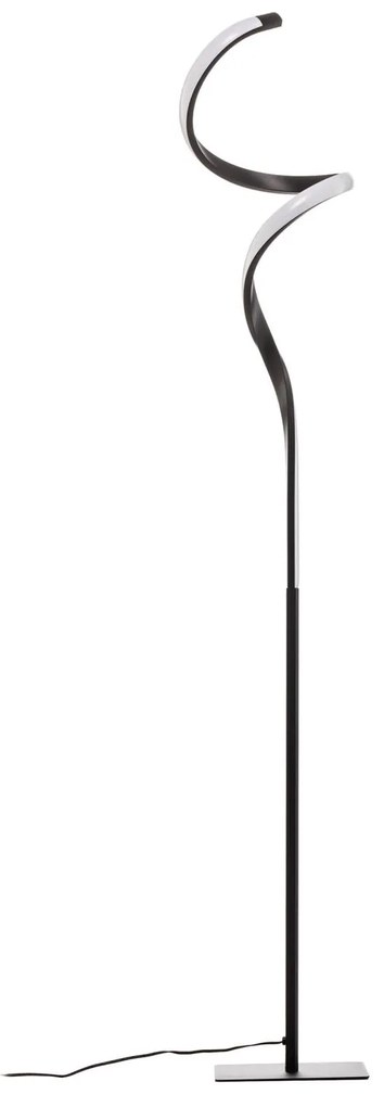 Lindby Kamia piantana LED, nero