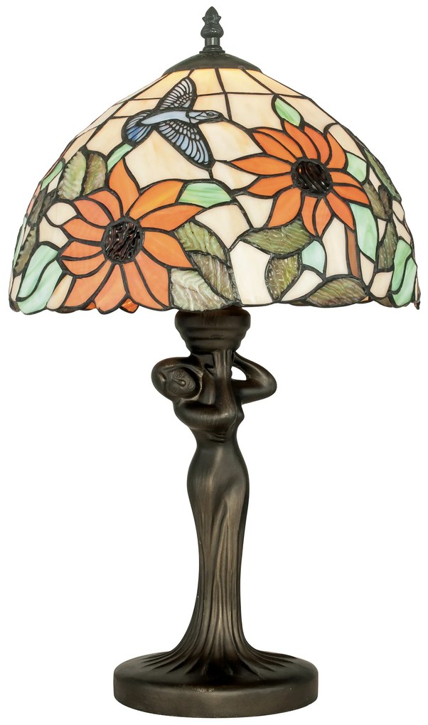 Lampada da Tavolo Lume I DAFNE LG1 in Vetro Tiffany 60W