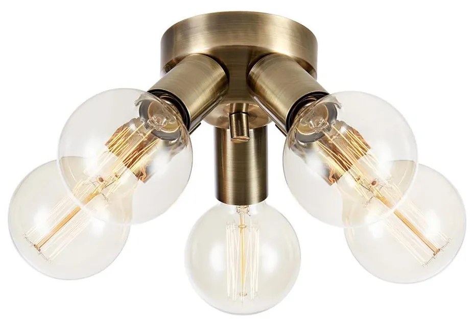 Markslöjd 108553 - Plafoniera MAZZO 5xE27/40W/230V ottone