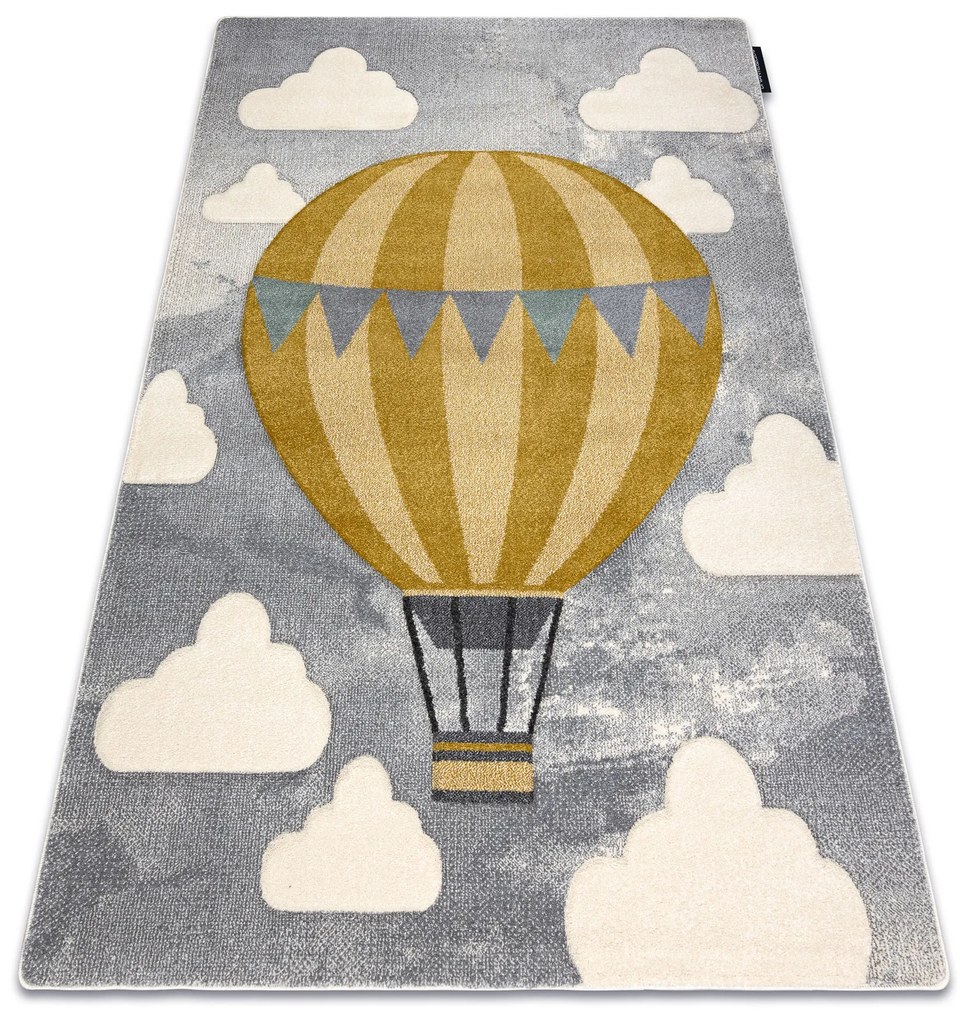 Tappeto PETIT BALLOON palloncino, nuvole grigio