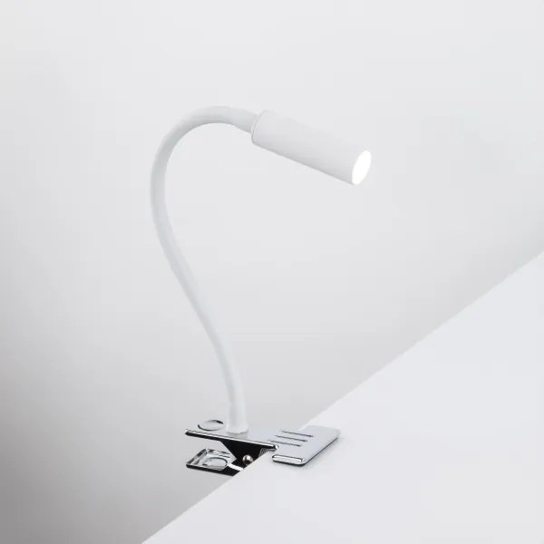 Lampada con morsetto LAGOS 1xG9/3W/230V bianco