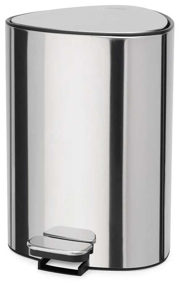 Pattumiera in plastica argentata 5 l Luxe - Joseph Joseph