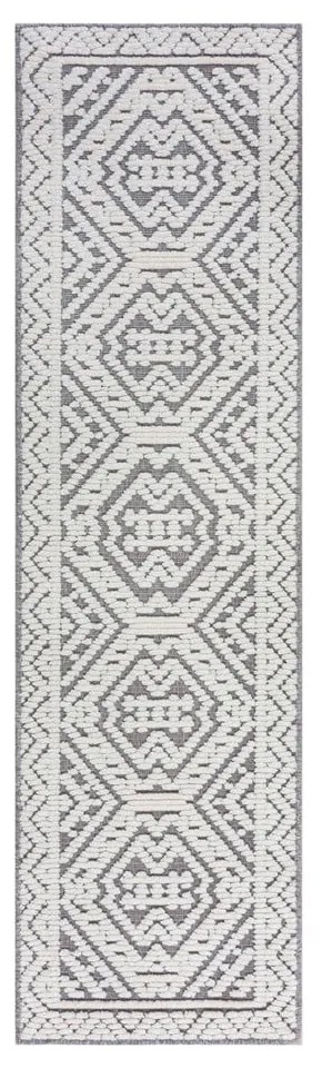 Runner in ciniglia lavabile grigio 60x240 cm Jaipur - Flair Rugs