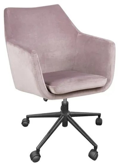 Sedia da ufficio rosa Nora - Actona