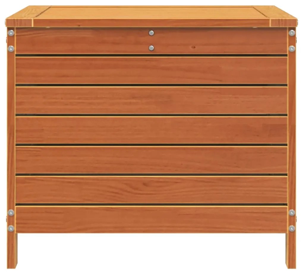 Poggiapiedi giardino marrone cera 62x63,5x53,5 cm massello pino