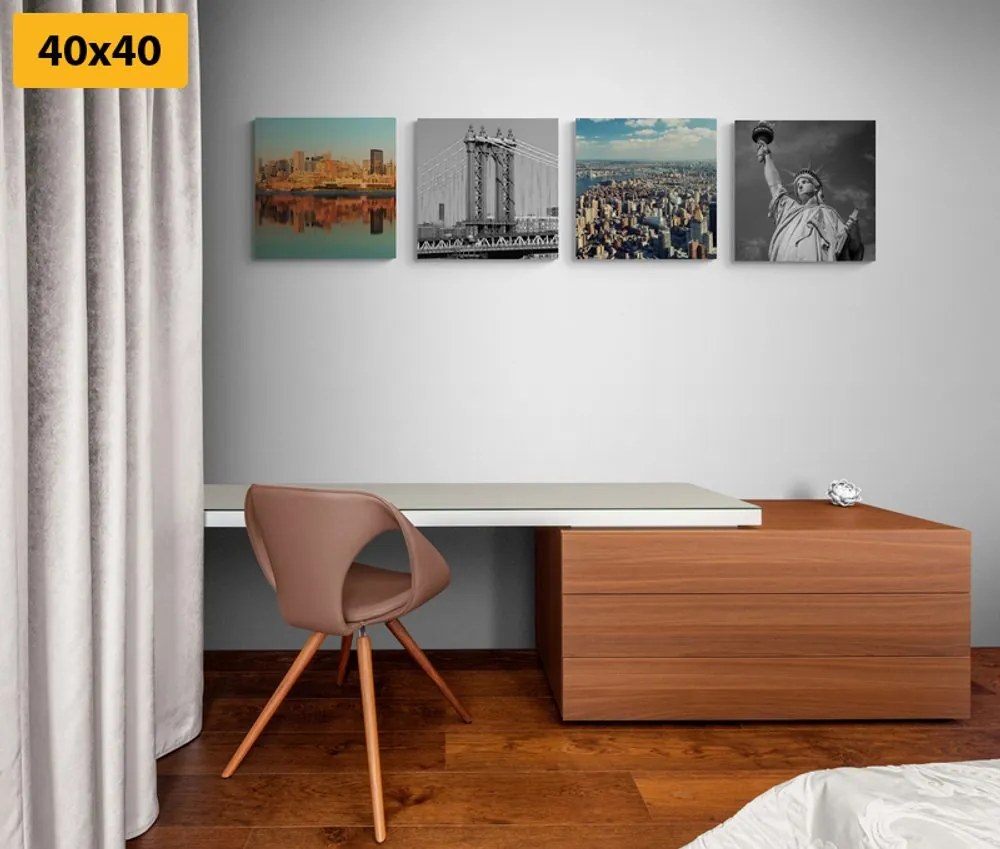 Set di quadri – New York in stile interessante