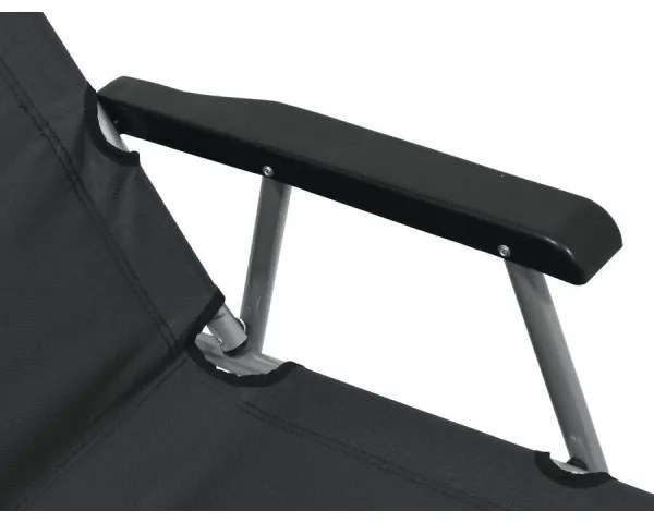 Sedia pieghevole da campeggio grigia