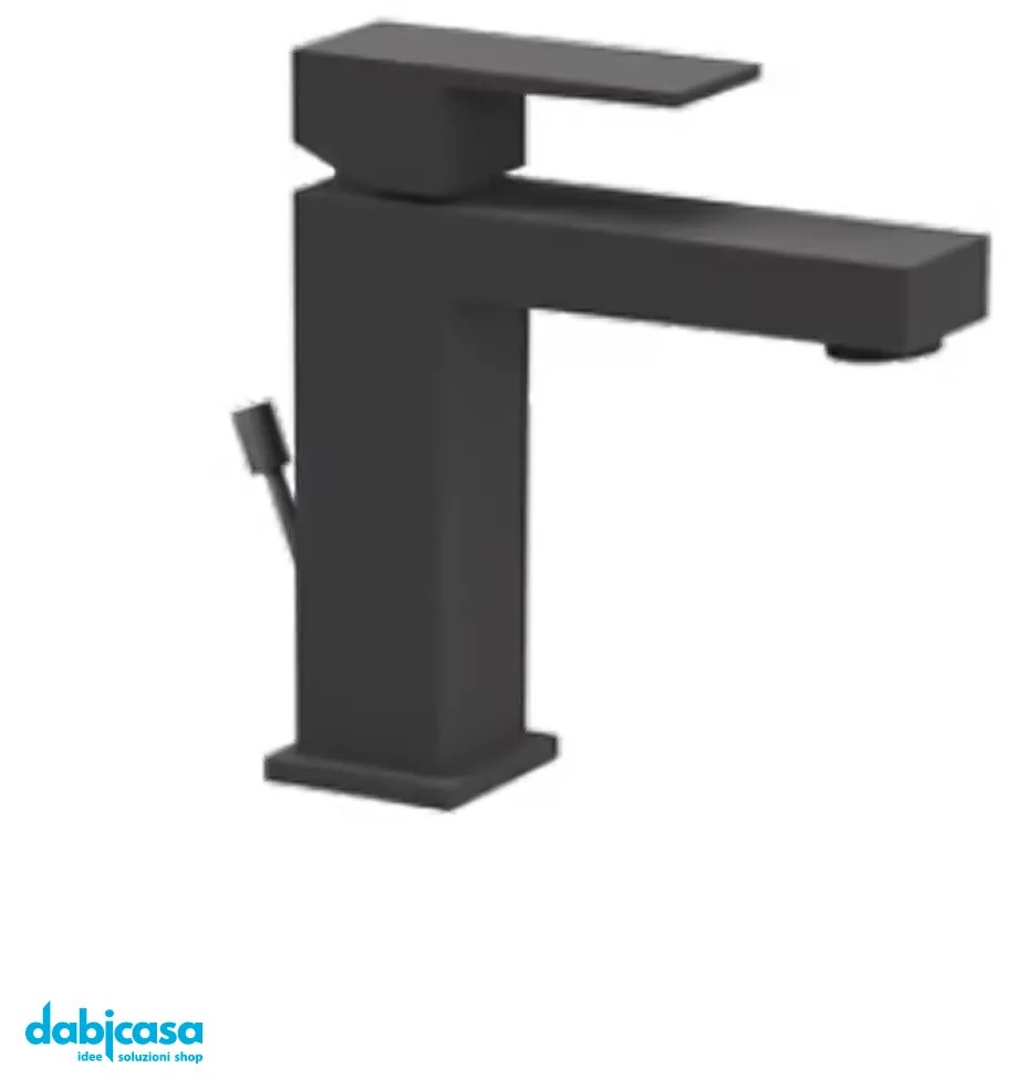Ponsi "Italia R" Miscelatore Lavabo C/Scarico Nero Opaco