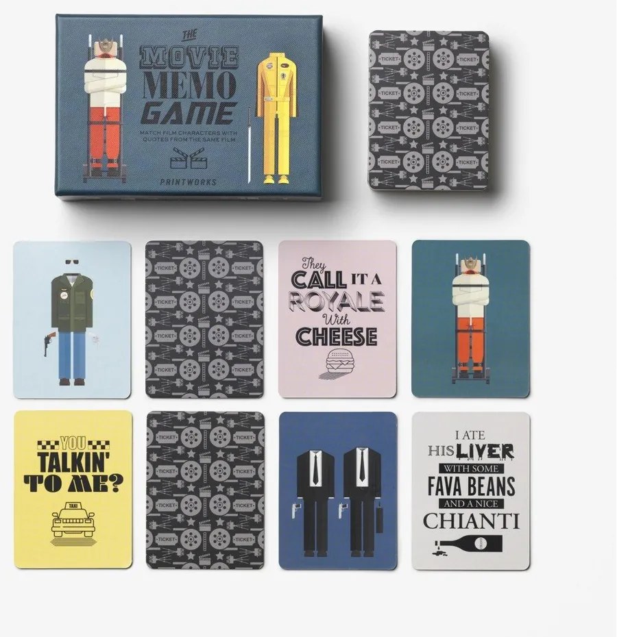 Gioco di società Memo game Movie – Printworks
