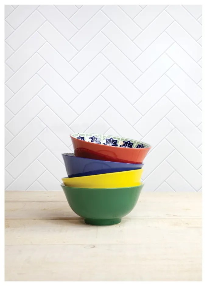 Set di 4 ciotole in ceramica, ø 15 cm - Kitchen Craft