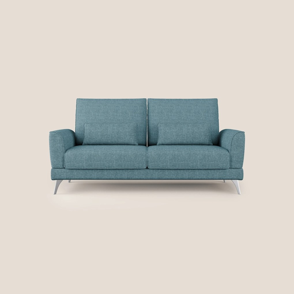 Tommy Divano relax con schienali traslanti in morbido tessuto fiammato T06 azzurro