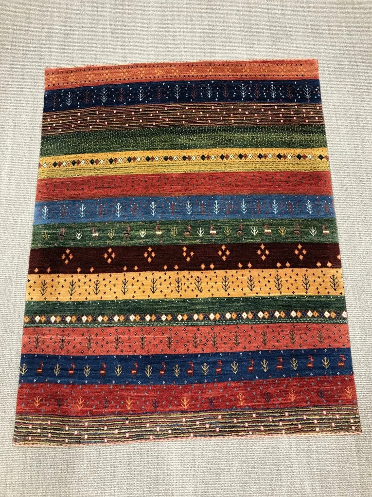 Loribaft Tappeto persiano 120 x 150 (Iran) Annodato A Mano
