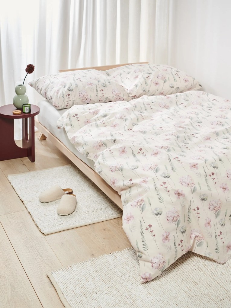 Sinsay - Set biancheria da letto in cotone - panna