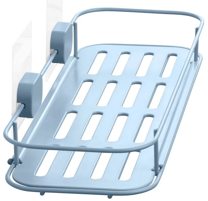 Scaffale da bagno autoportante in metallo azzurro Grena - Compactor