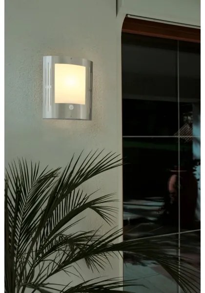 EGLO 88144 - Applique da esterno con sensore CITY 1xE27/15W
